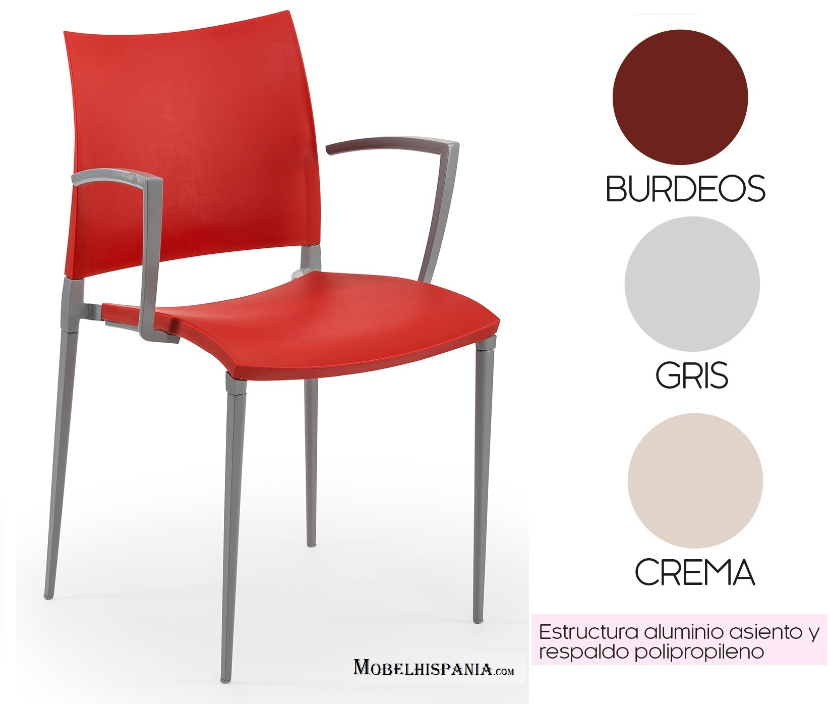 LAZ218 sillon aluminio plastic crema 02 1