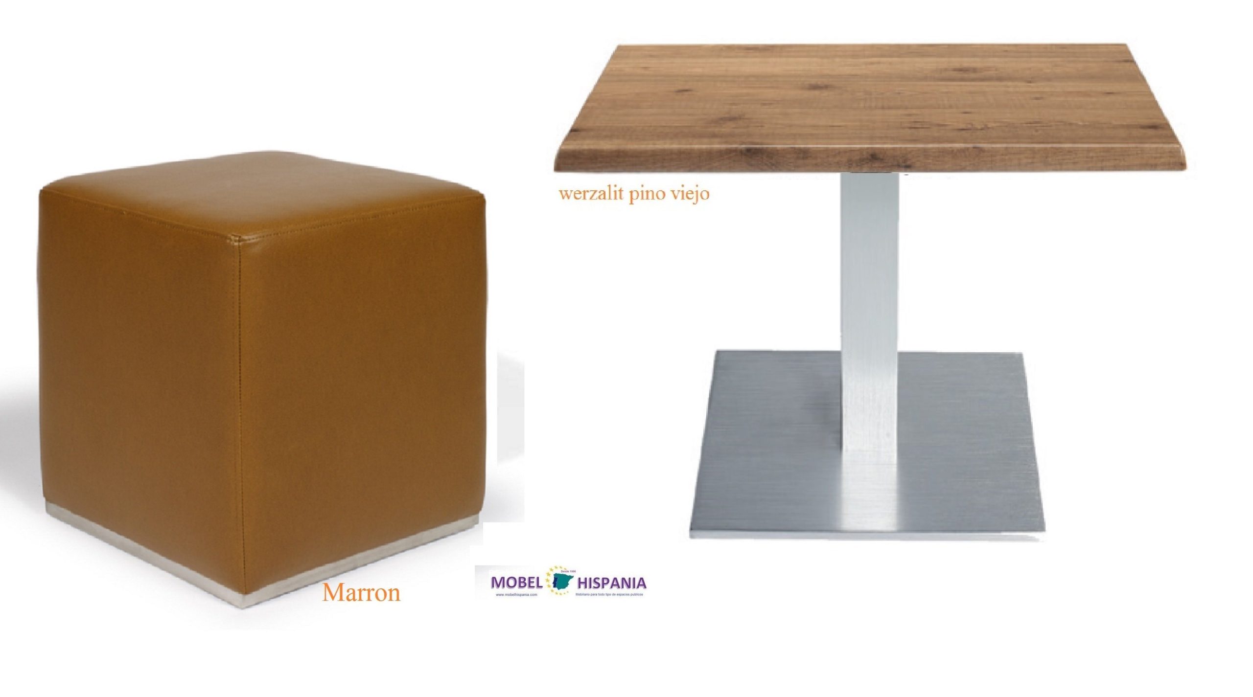 Puf cuadrado marron 01 scaled