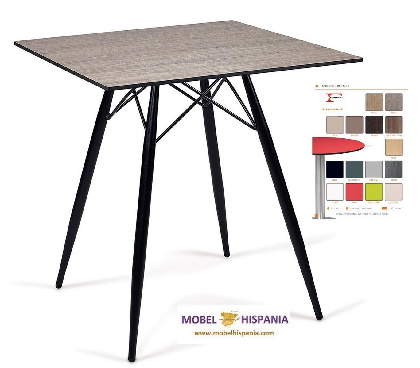 RB470-mesa-75cm-negro-tablero-cuadrado-compact-pompeya RB470 mesa 75cm negro tablero cuadrado compact pompeya