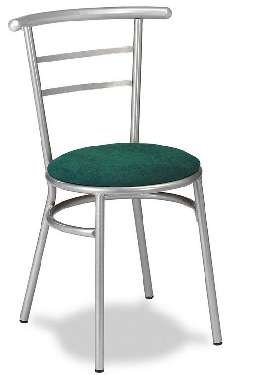 101 silla metalica asiento tapizado