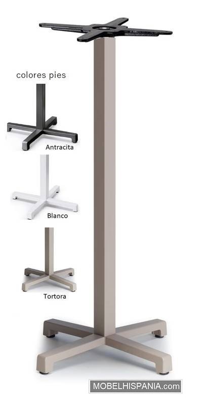 5095-pie-alto-metalico-taupe 5095 pie alto metalico taupe