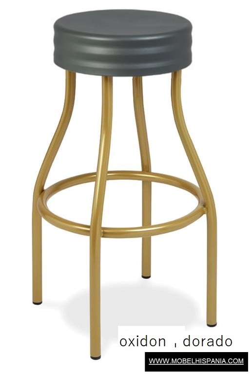 5551 taburete combina dorado
