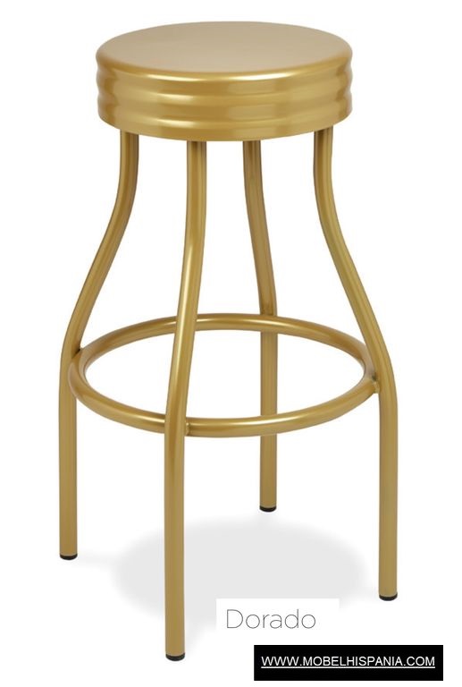 5551 taburete combina dorado