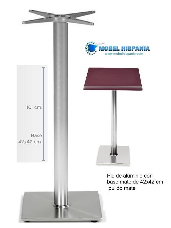 9155 pie mesa aluminio mate 1