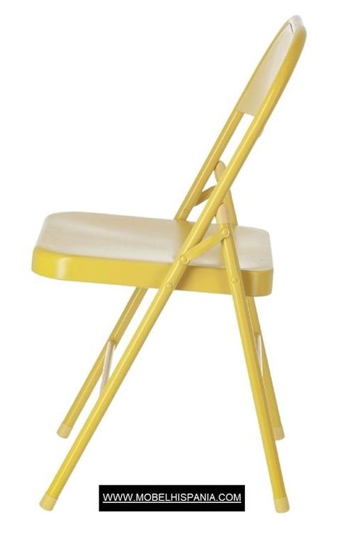 Aidana silla acero plegable amarillow 07 3