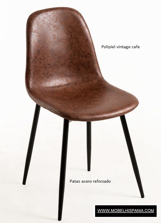 Black Leo Polipiel marron vintage w 06 2