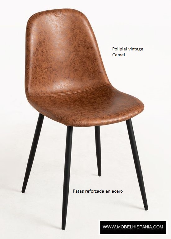 Black Leo Polipiel marron vintage w 09 2