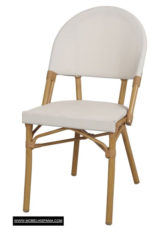 KONRAD silla aluminio bambu 1