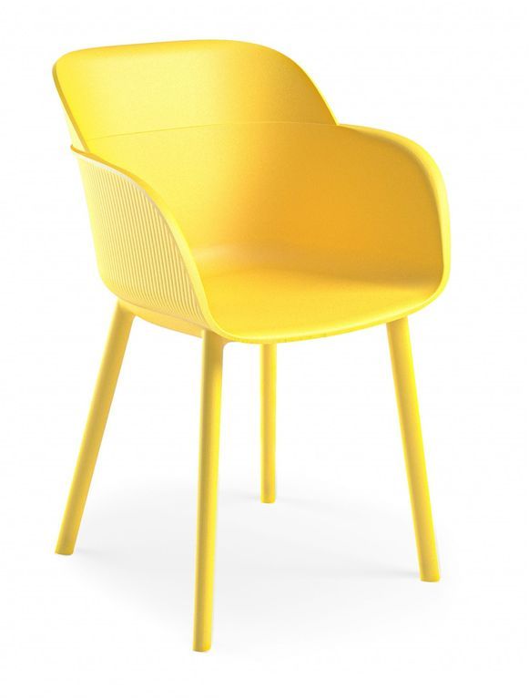 SHELL sillon polipropileno negro 1 04 1