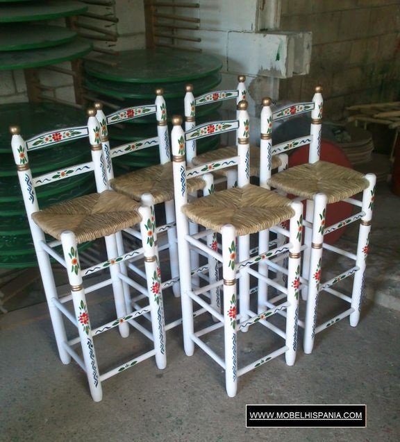 taburete respaldo blanco 1