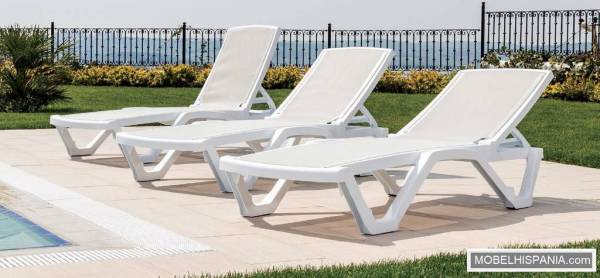 DINA tumbona Blanca