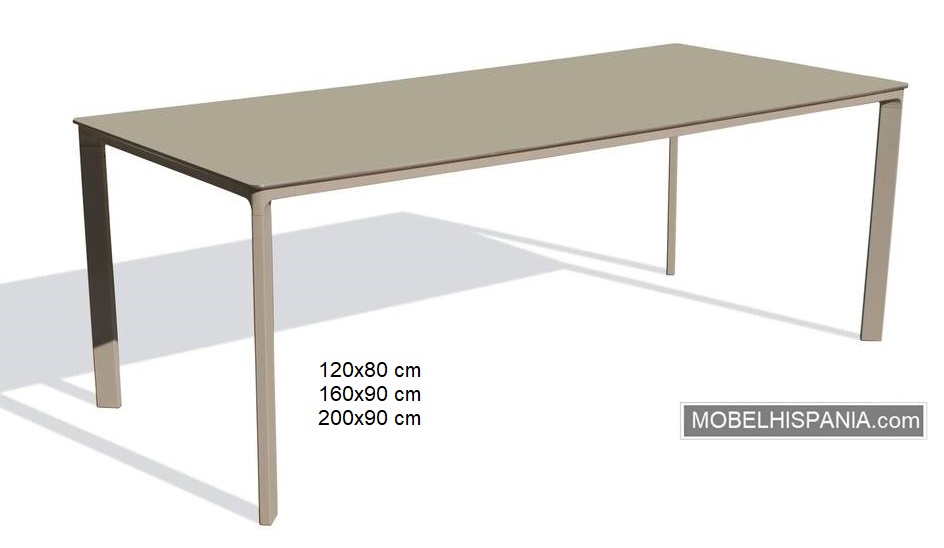 MEET mesa topo blanca