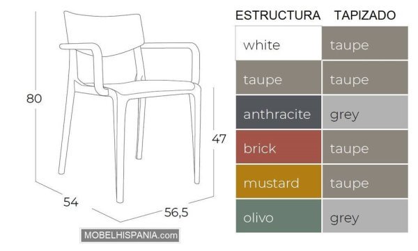 TOWN PAD sillon medidas