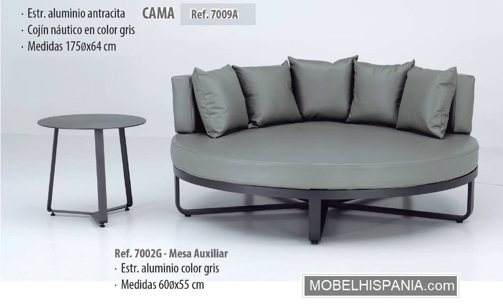 7009B-cama-gris 7009B cama gris