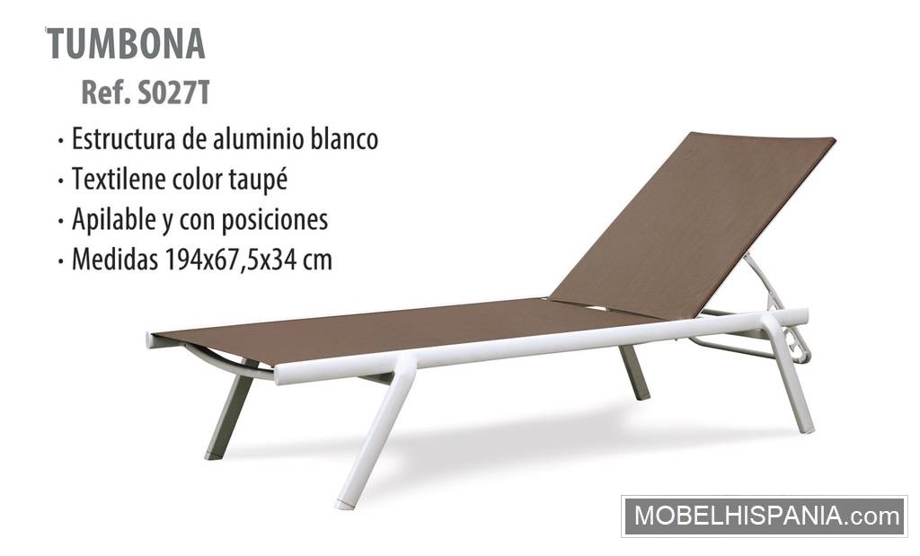 S027T tumbona taupe 1