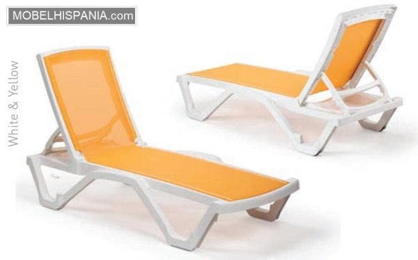 DINA tumbona Amarilla 2