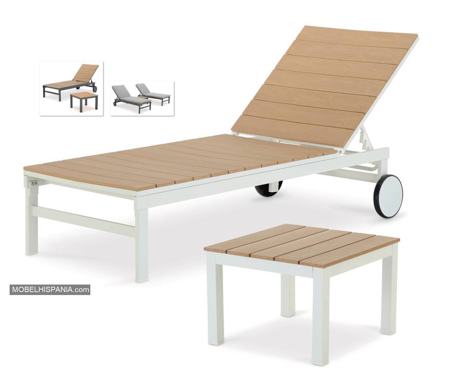 7016A tumbonas blanca