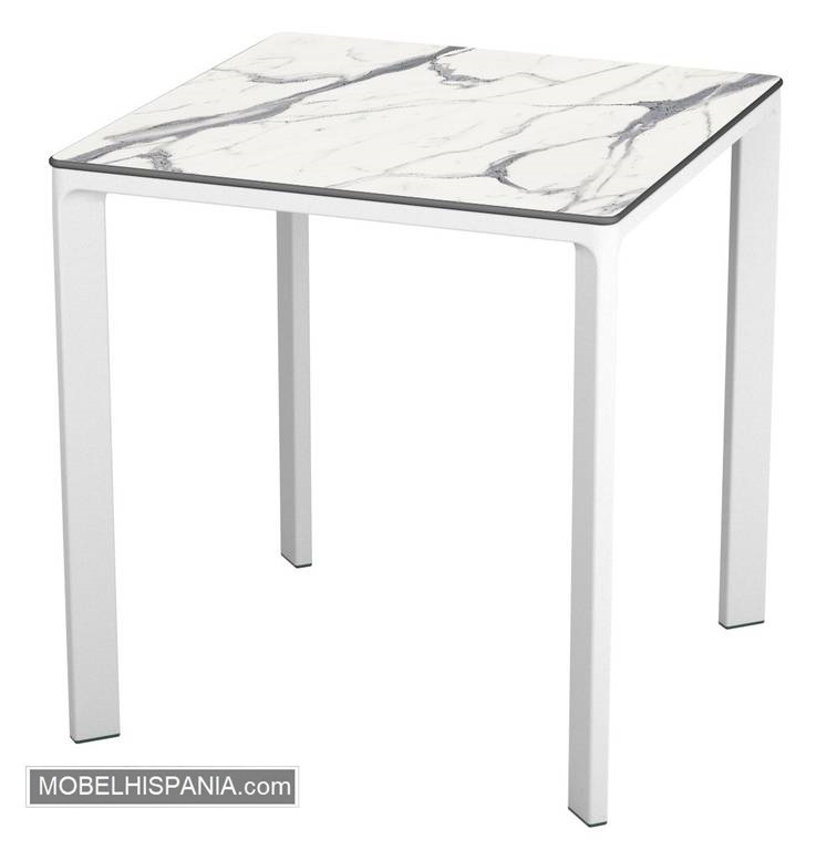 MEET mesa blanca marmol blanco