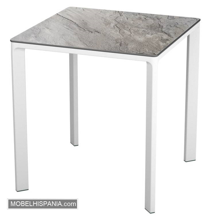 MEET mesa blanca piedra