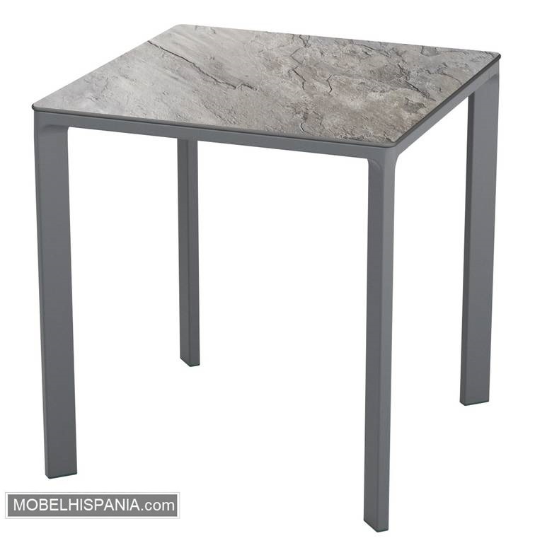 MEET mesa gris piedra