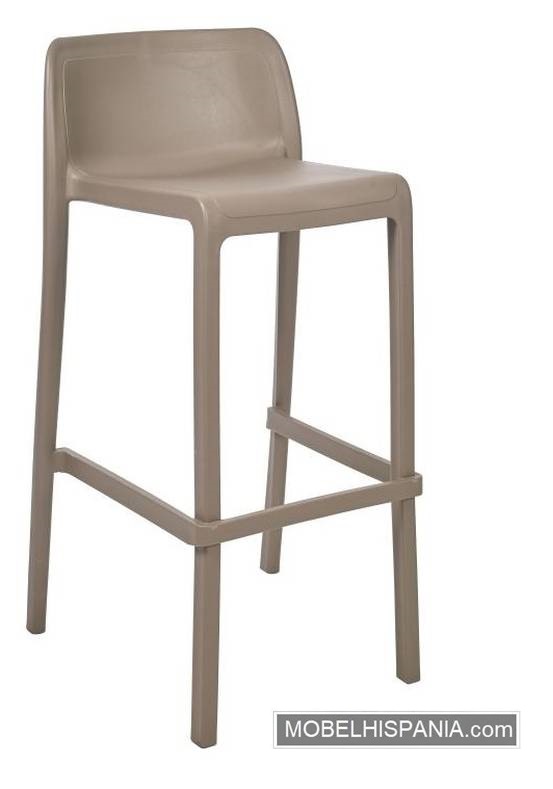 ATTICO taburete apilable taupe 1 1