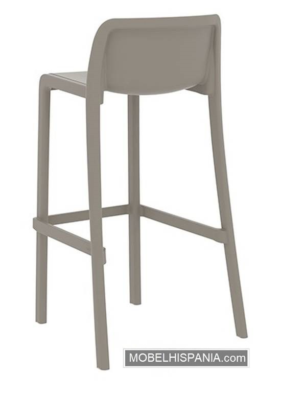 attic taburete politileno taupe 1