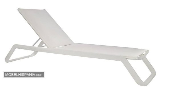 VILA tumbona blanca
