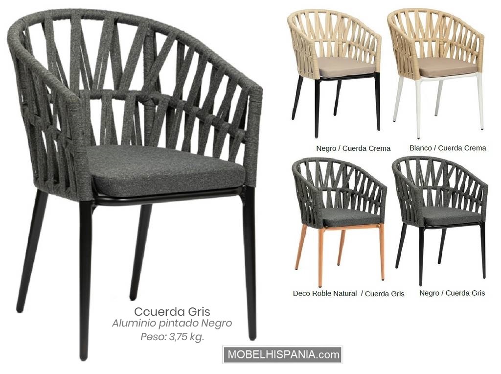 4100 sillon gris negro w