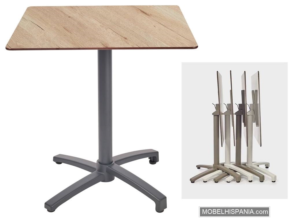 KOSI mesa antracita roble