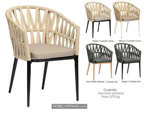 4100 sillon blanco crema w 1