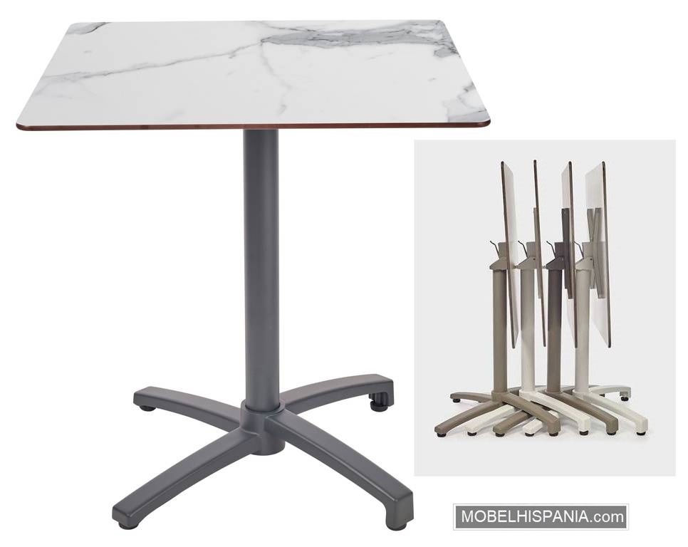 KOSI mesa antracita marmol