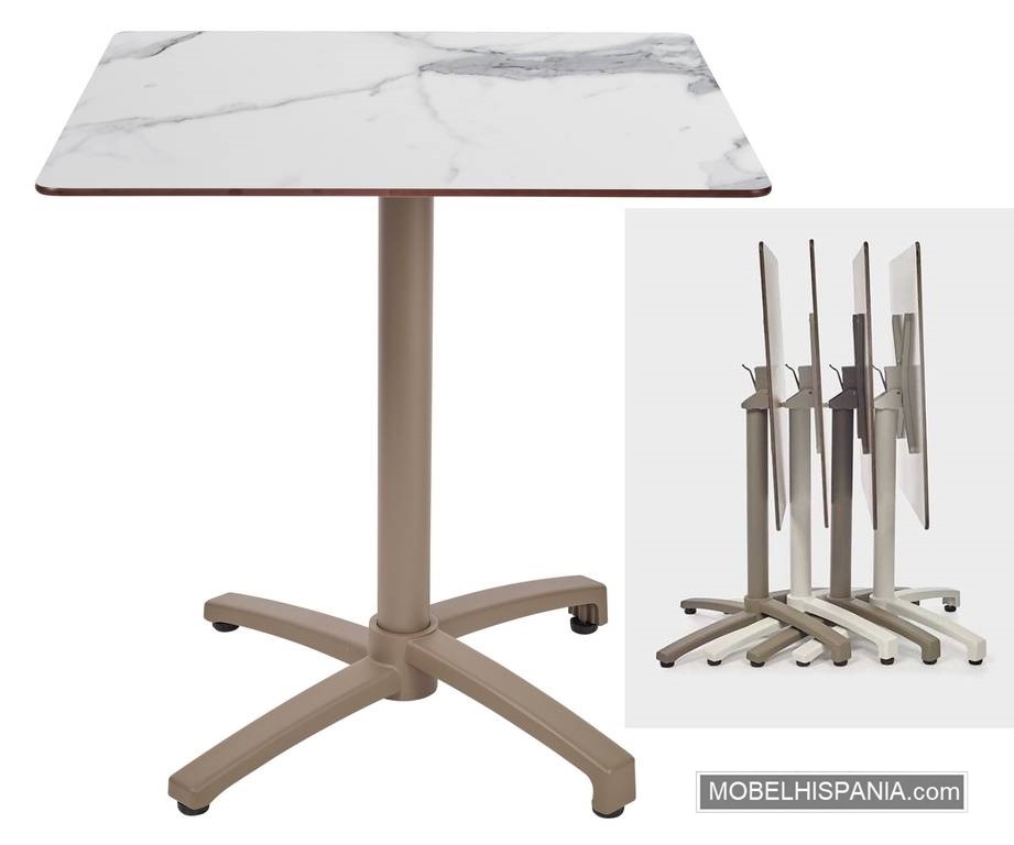 KOSI mesa taupe marmol