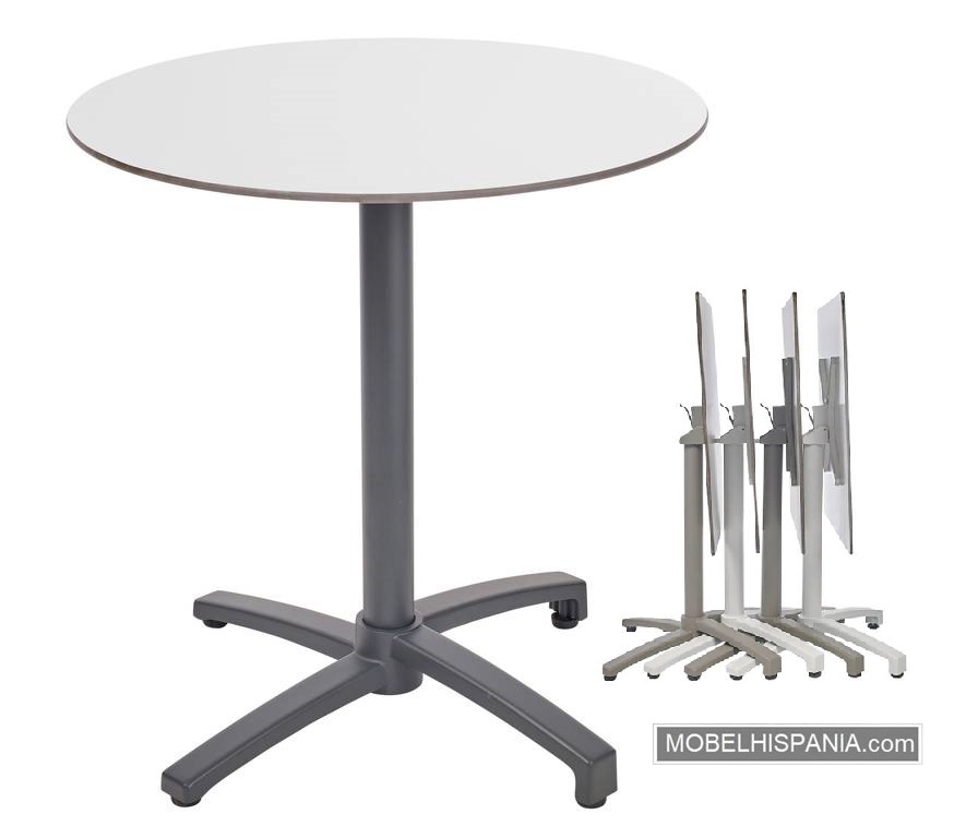 KOS mesa R antracita blanco