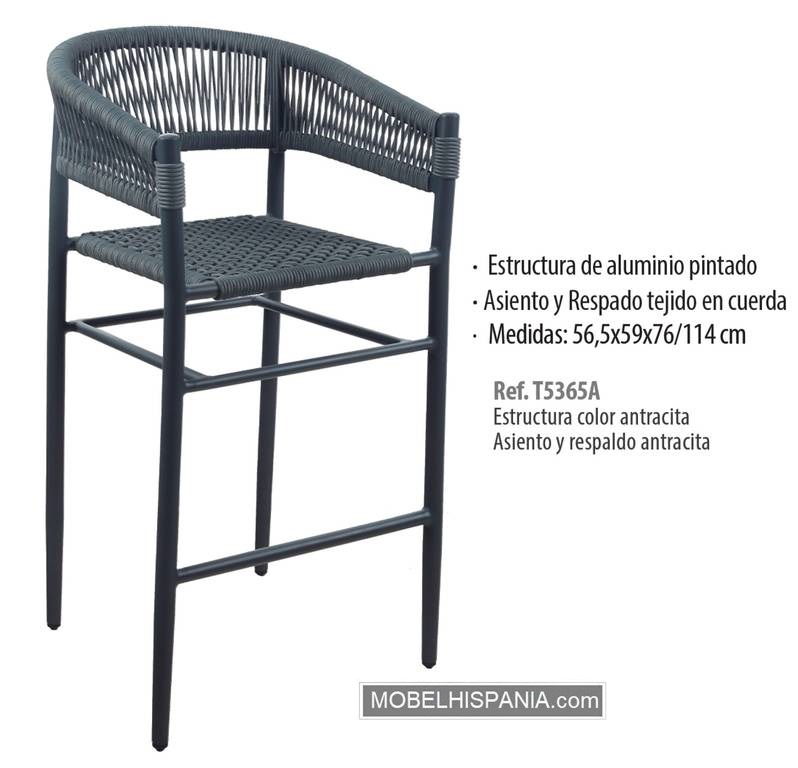 T5365A taburete antracita 1