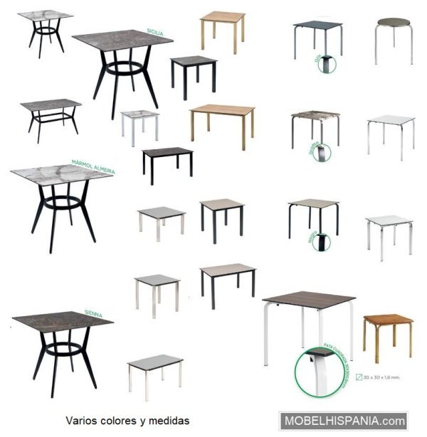 Mesas exterior 2 5
