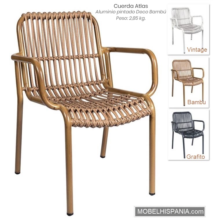 4901 sillon aluminio deco bambu 3 1