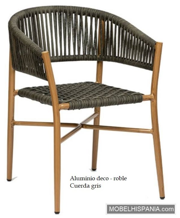 HAVA Sillon gris roble