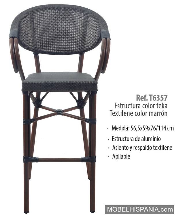T6357 taburete gris