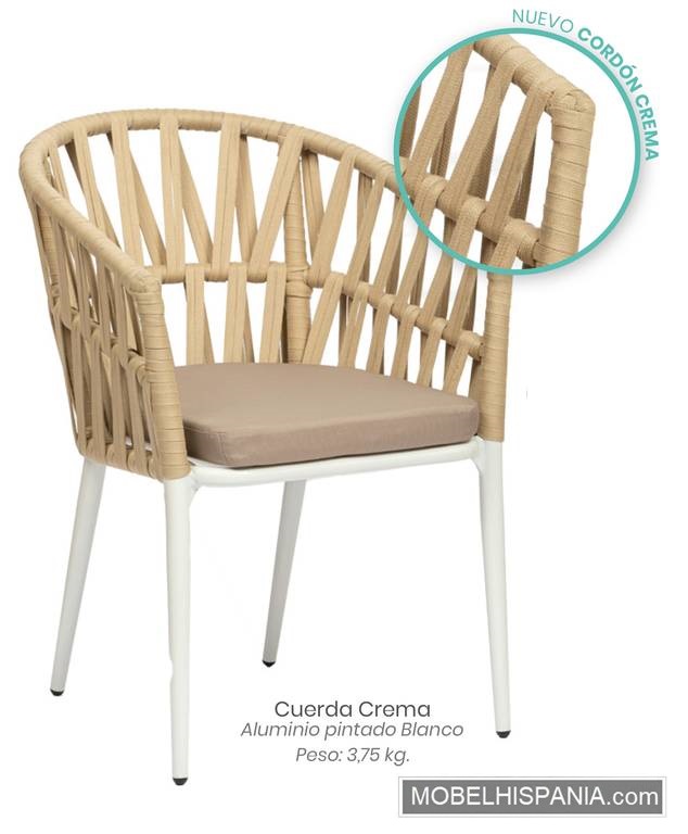 4100 sillon blanco crema