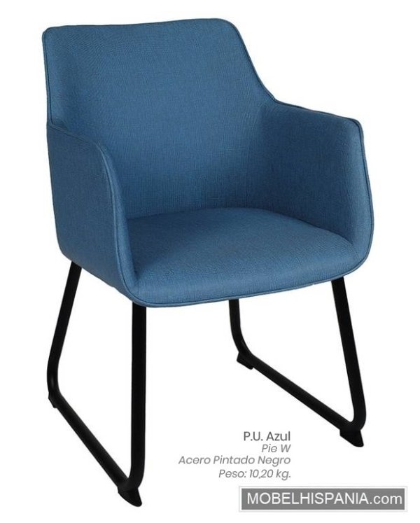 6829 sillon patin azul