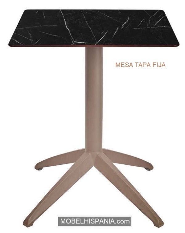 QUATRO FIX taupe marmol negro