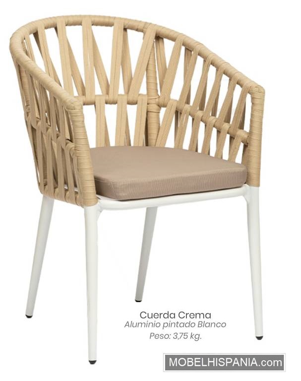 4100 sillon blanco crema 2