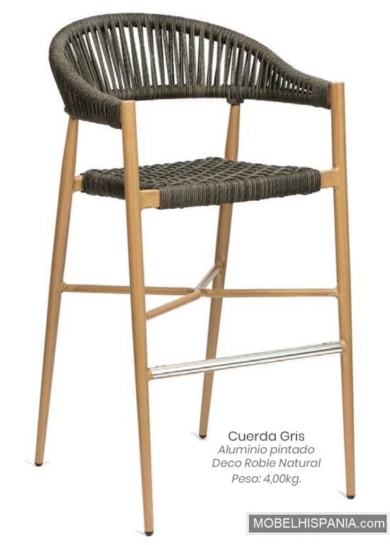 3300 Taburete gris 1