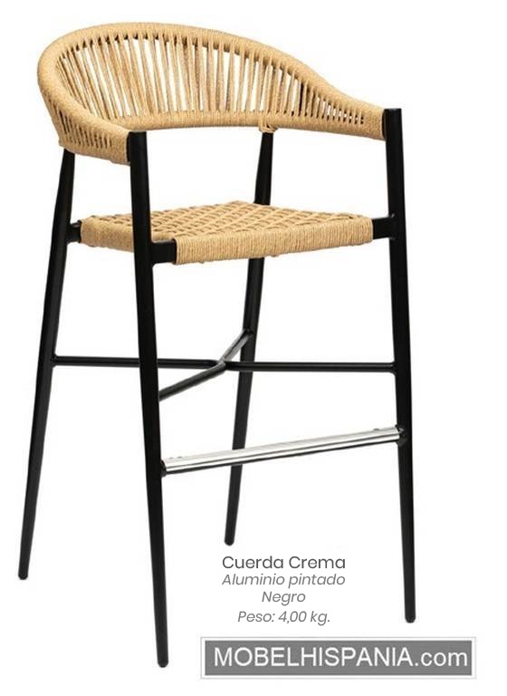 3300 Taburete negro 1