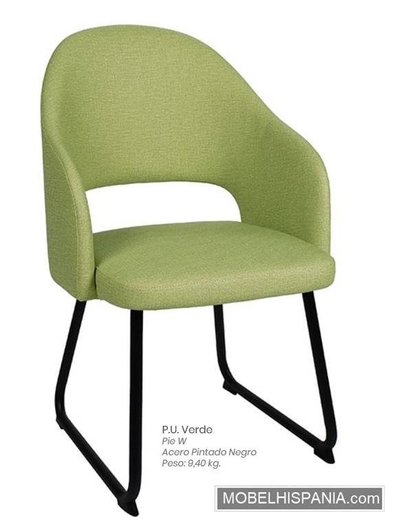 6129 Silla patin verde