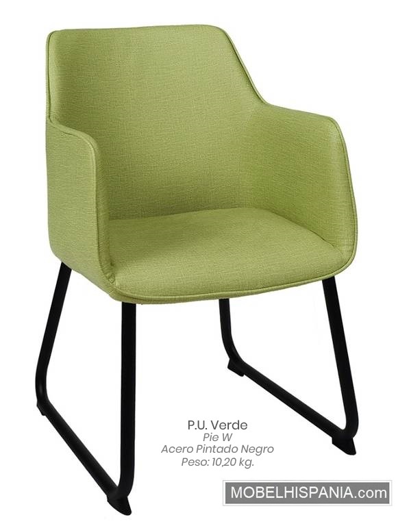 6829 sillon patin verde