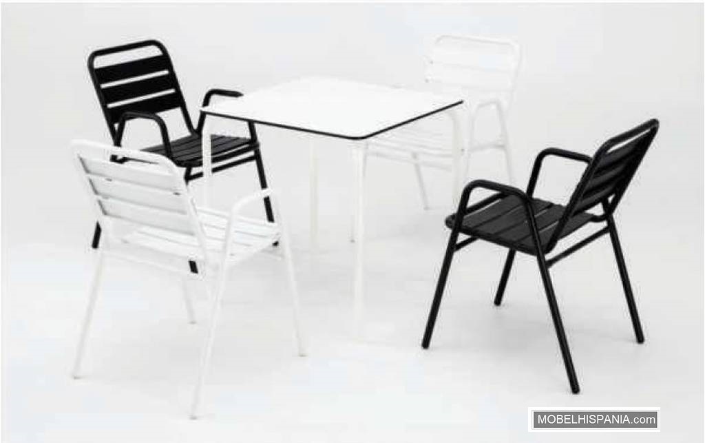 1120A sillon aluminio blanco