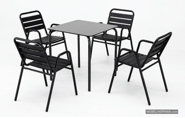 1120A sillon aluminio antracita 2