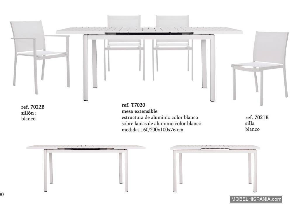 7022 Sillon alu blanco 1