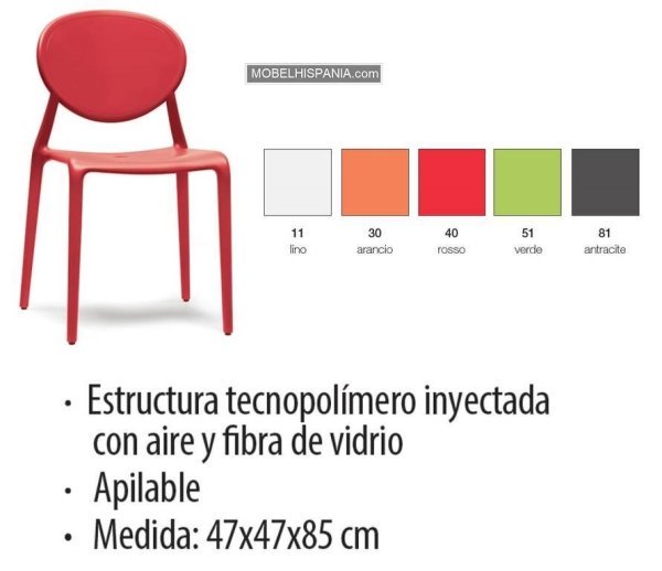 2315 Silla tecnopolimero